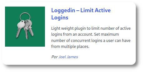 Maximizar a segurança com o plugin Loggedin
