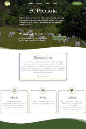 FC Pecuária - Site desenvolvido pela Pi Soluções Web